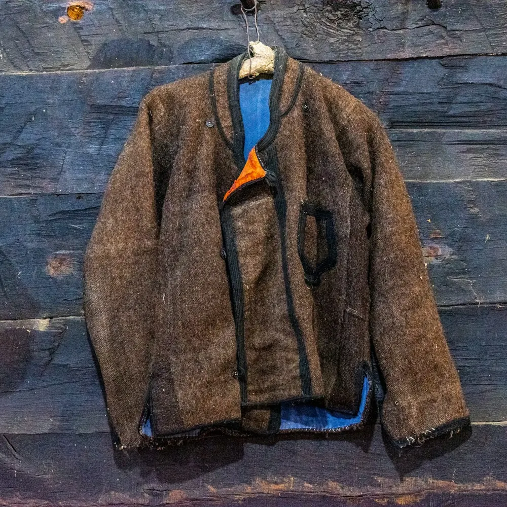 Preloved Carhartt Sherpa Fleece Jacket Brown XL — front view